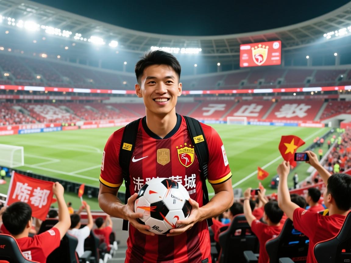 球迷宣！上海海港外援茹萨抵达成都，即将加盟蓉城的简单介绍